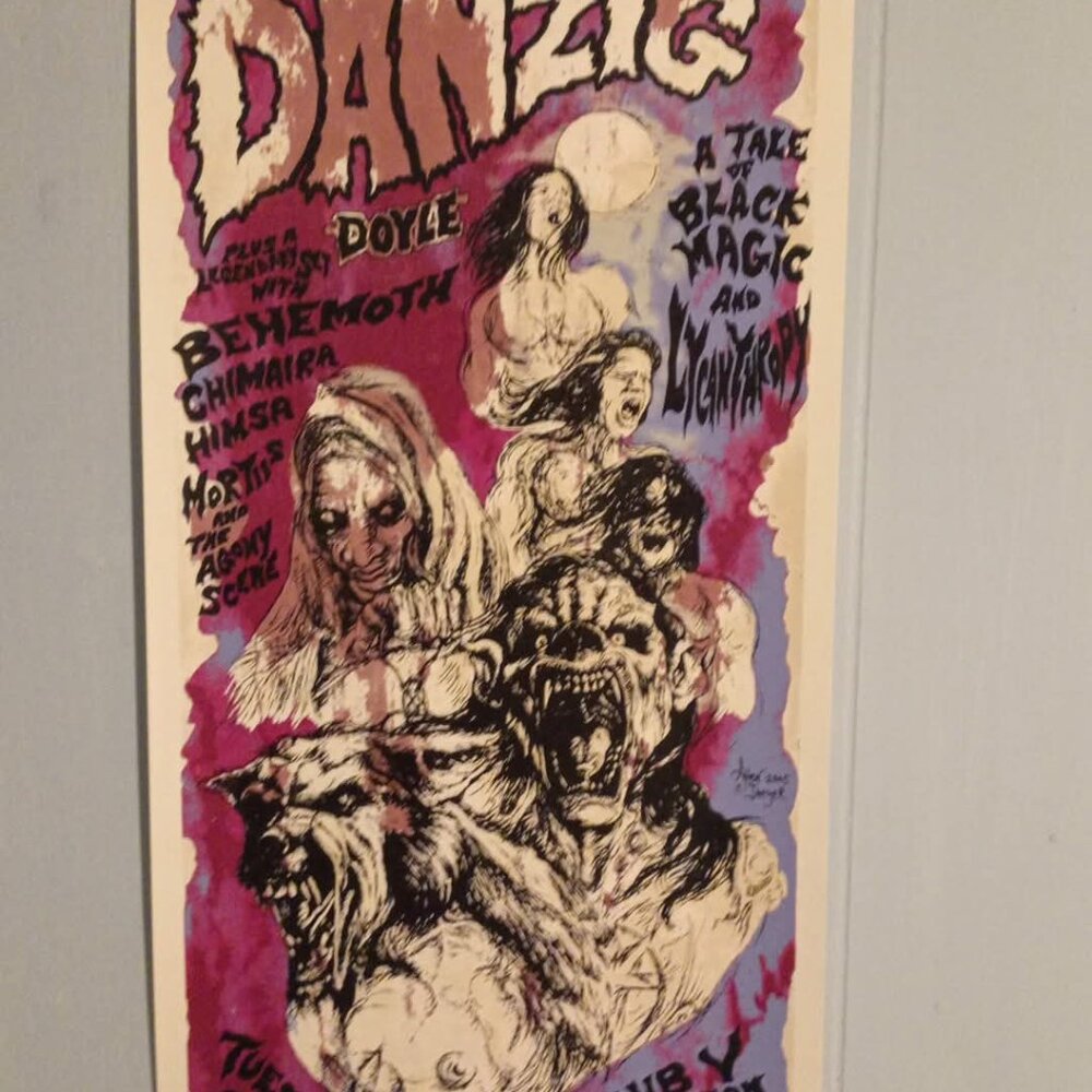 A DanZig poster signed
